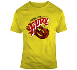 Retro Philadelphia Fury NASL Distressed Soccer Fan  T Shirt