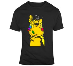 The Avengers Infinity War Thanos Snap Comic Gauntlet Cool V2 T Shirt