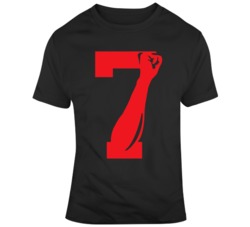 Colin Kaepernick 7 FIST Black lives Matter  T Shirt
