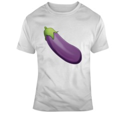 Egg Plant Emoji  T Shirt