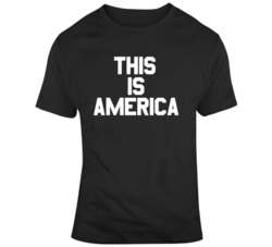Donald Glover This is America Text Cool Music Fan V2 T Shirt