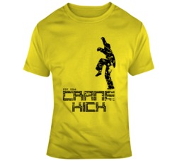 Retro Classic Movie 1980 The Karate Kid Crane Kick Est 1984 Distressed
