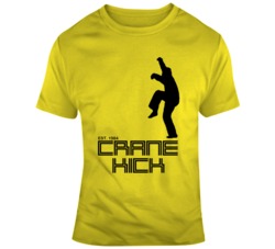 Retro Classic Movie 1980 The Karate Kid Crane Kick Est 1984   T Shirt