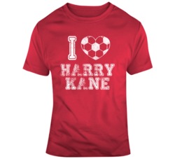 I Love Harry Kane England Soccer Fan  T Shirt