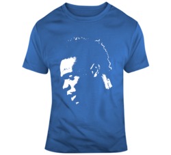 Mario Balotelli Italian National Team Big Head Silhouette Soccer Fan T