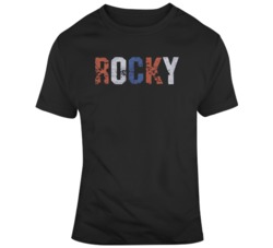 Rocky Text Cult Classic Movie T Shirt