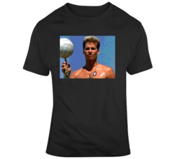 Top Gun Val Kilmer Iceman Volleyball Scene 80's Movie V2 T Shirt