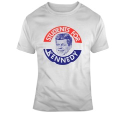 Retro Presidential Campaign Students for Kennedy Distressed T Shirt