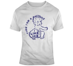 Retro Presidential Campaign Time for A Change Dwight Eisenhower Distre