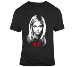 Slay Buffy The Vampire Slayer TV Show Fan T Shirt