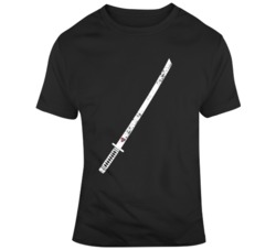 Kill Bill Hattori Hanzo Sword Distressed  T Shirt