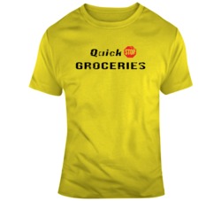 Cult Classic Clerks Quick Stop Groceries Movie Fan Distressed T Shirt