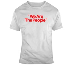 Cult Classic Taxi Driver We are the People Button Movie Fan T Shirt