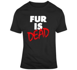 Retro Replica Peta Fur Is Dead T Shirt