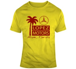 Cult Classic Scarface Frank Lopez Mercedes Car Dealer Ship Movie Fan T