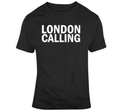 London Calling The Clash Fan  T Shirt