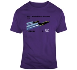 Retro 70's 1973 Italian 50 Lira Stamp  T Shirt