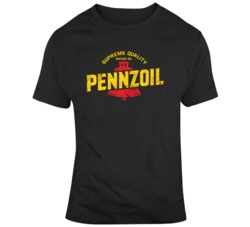 Pennzoil Distressed Retro Style  T Shirt