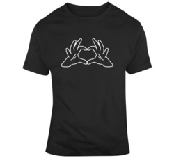 Pop Culture In My Feelings Heart Silhouette  T Shirt