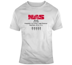 Illmatic 5 Mics Distressed  T Shirt