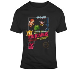 Kid Icarus Nes Box Art Video Game Fan V2 Distressed T Shirt