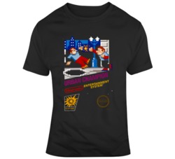 Urban Champion NES Box Art Video Game Fan  T Shirt