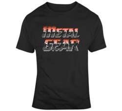 Metal Gear Start Screen Video Game Fan v2 Distressed T Shirt