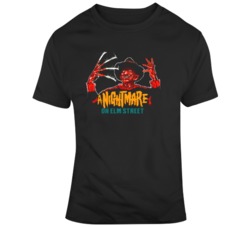 Nightmare on Elm Street Start Screen Video Game Fan T Shirt