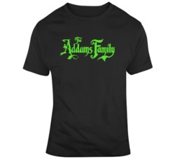 The Addams Family NES Title Screen Video Game Fan T Shirt