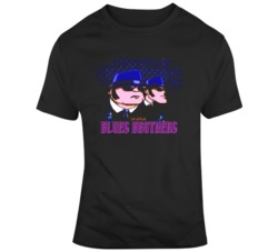 The Blues Brothers NES Title Screen Video Game Fan T Shirt
