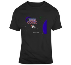 The Adventures of Captian Comic NES Start Screen Video Game Fan T Shir