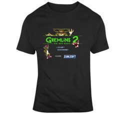 Gremlins 2 The New Batch NES Start Screen Video Game Fan T Shirt