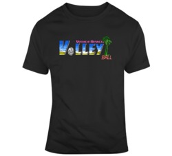 Venice Beach Volley Ball Title Screen Video Game Fan T Shirt
