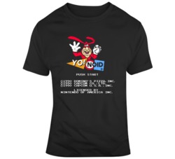 Yo Noid Title Screen Video Game Fan T Shirt
