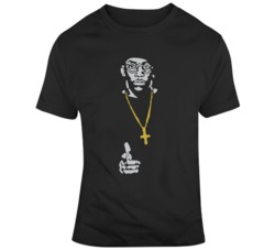 Big L Silhouette Hip Hop Masters of Music Fan T Shirt