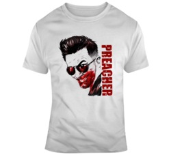 Amc's Preacher Cassidy Caricature  TV Show Fan T Shirt