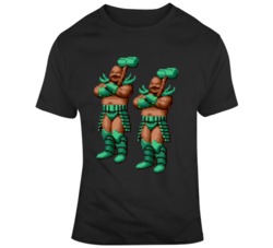 Retro Video Game Golden Axe Bad Brothers 8 Bit Video Game Fan T Shirt
