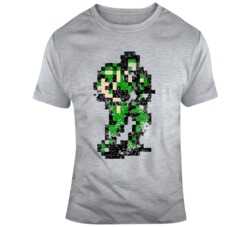Retro Video Game Metal gear 8 Bit Original Snake Video Game Fan T Shir