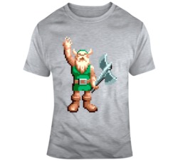 Retro Video Game Golden Axe 8 Bit Original Thunderhead Video Game Fan 