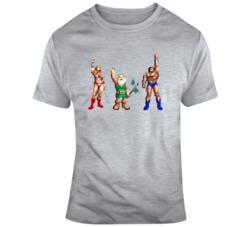 Retro Video Game Golden Axe 8 Bit Character Video Game Fan T Shirt