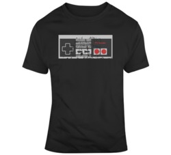 Retro Video Game Console NES Controller Video Game Fan  T Shirt