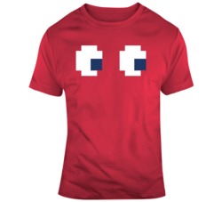 Retro Video Game Pac Man Ghost Character Video Game Fan T Shirt