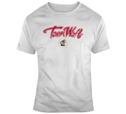 Cult Classic Teen Wolf Retro 80's Movie Fan Distressed  T Shirt