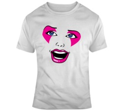 Retro Cartoon Gem Big Face Cartoon Fan  T Shirt