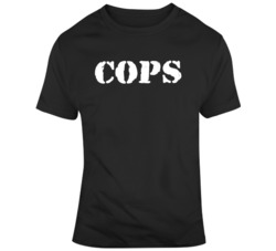 Retro Replica 90's tv Show COPS  T Shirt
