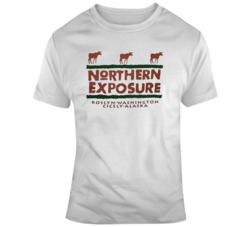 Retro Replica 90's Tv Show Northern Exposure   T Shirt
