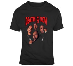 Death Row Records V2 Hip Hop Fan  T Shirt