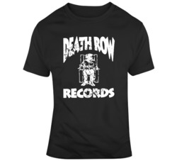 Death Row Records V3 Hip Hop Fan Distressed  T Shirt