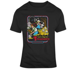Let's Dig For Treasure Childrens Activities Funny  T Shirt