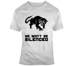 Political We Won't be Silenced Black Panther  T Shirt